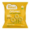 heybaby kukuricne chrumky v tvare kruzkov s bananovou prichutou bio 12g