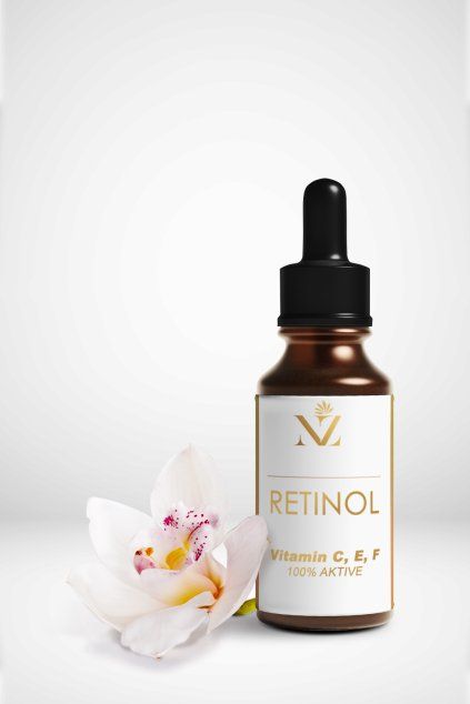 Retinol sérum s vitamínmi C, E, F