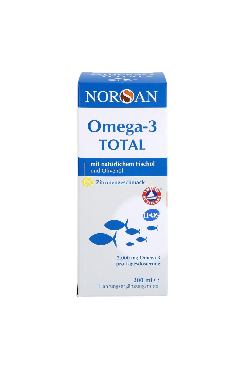 NORSAN Omega-3 Total Liquid, 200 ml Naturalzen