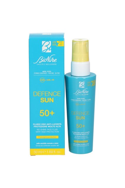 BioNike Defence Sun Fluid na tvár proti lesku SPF 50+