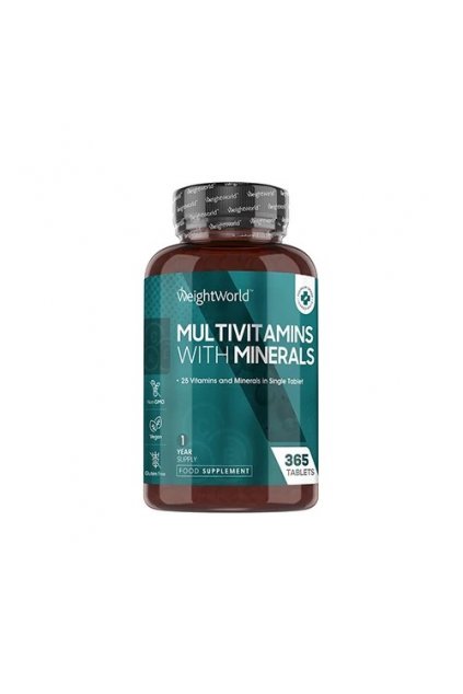 Multivitaminy a mineraly 365 tabliet WeightWorld CC07 500x500