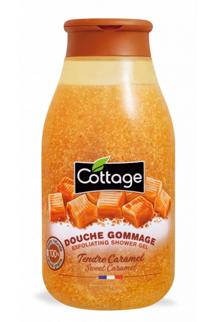 Cottage sprchový peeling Sladký karamel