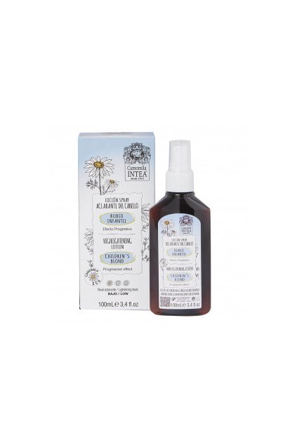 camomila intea childrens blonde hair lightening lotion for children