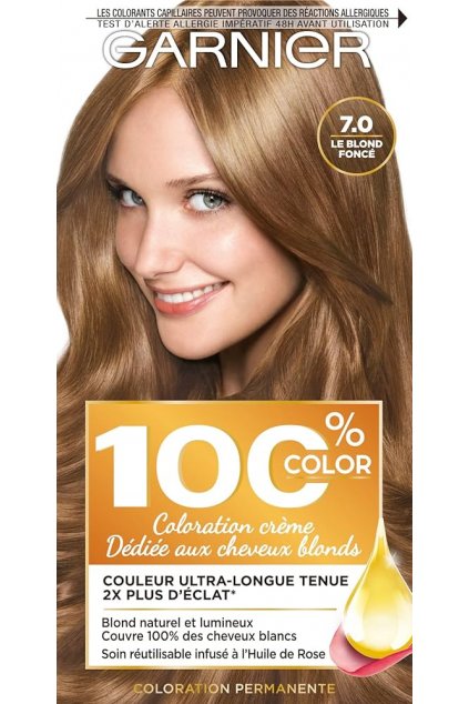 Garnier 100% Ultra Blond Access Permanentná farba 7.0 Dark Blond