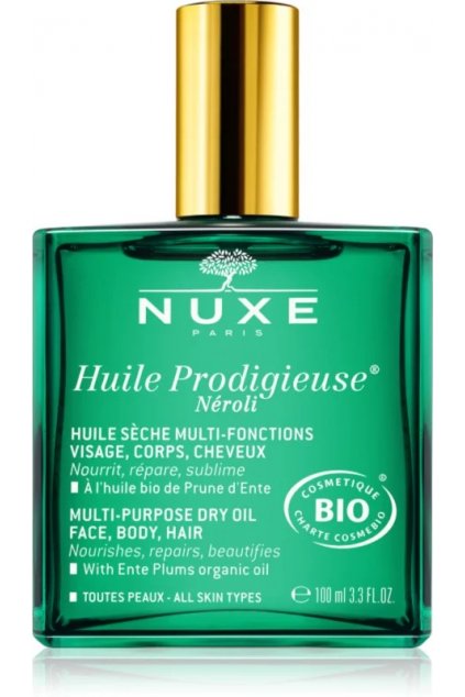 nuxe huile prodigieuse neroli multifunkcny suchy olej na tvar telo a vlasy