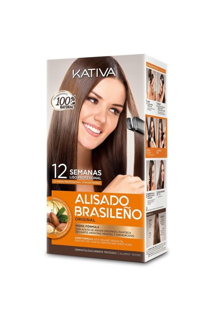 Kativa brazílska vyhladzovacia súprava na vlasy