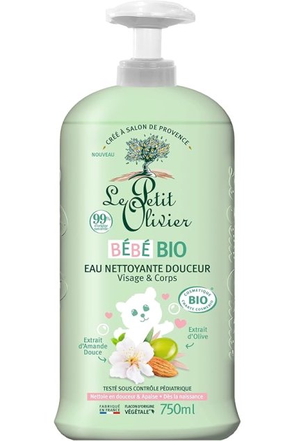 51831 le petit olivier jemna cistiaca voda bio detska 750ml bez davkovaca