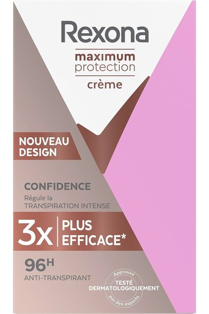 Rexona, Maximum Protection Confidence, Deo-krém, 45 ml