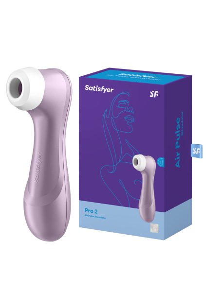 Satisfyer Pro 2 Air Pulse Clitoral Stimulator Purple SATPRO2PUR 4061504009872 Multiview