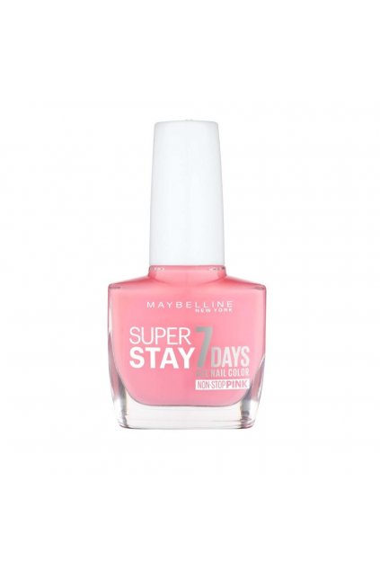 maybelline super stay 7 days gel nail colour non stop pink 10ml rose rapture 140