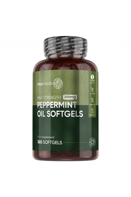 peppermint oil softgels front new uk 1