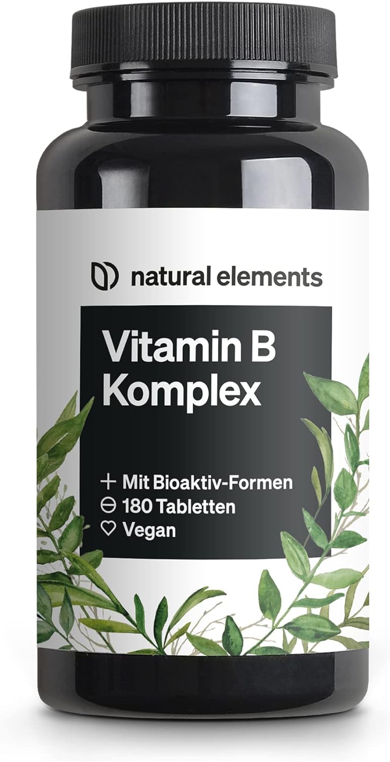 Natural Elements, B-vitamin komplex - 180 tabletta