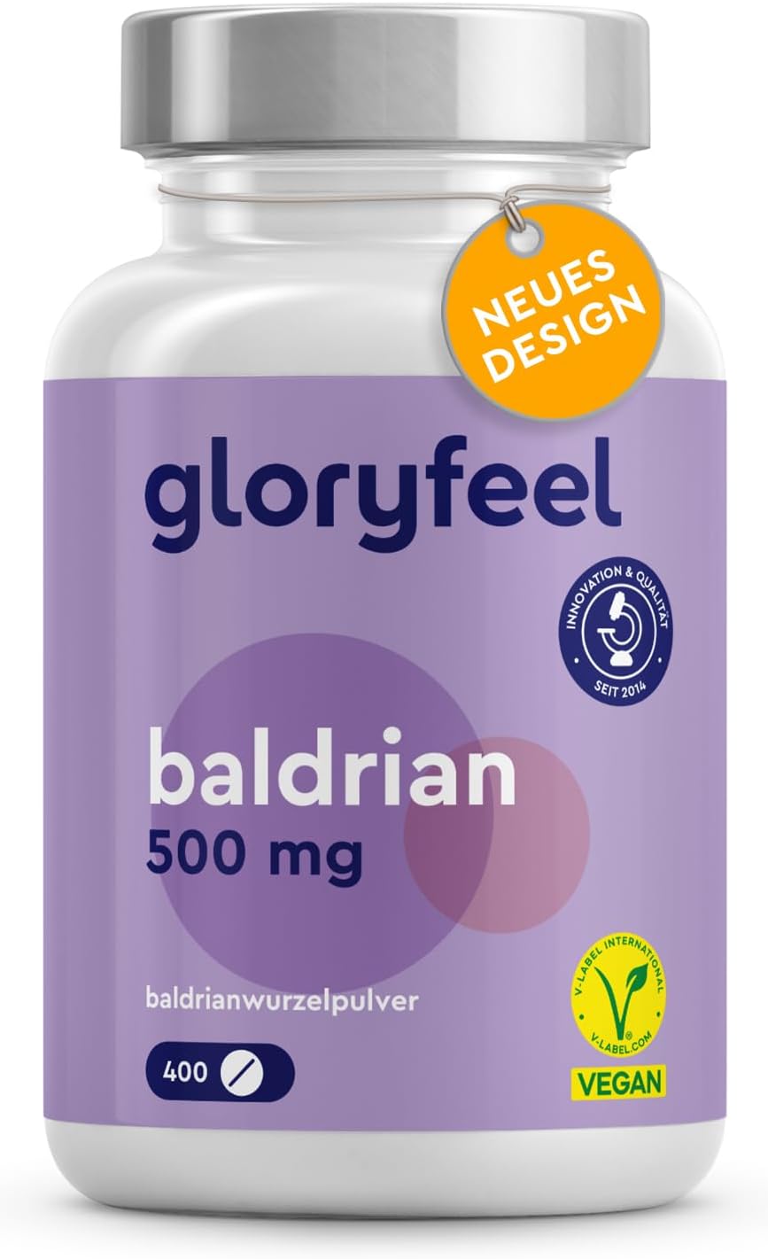 Gloryfeel, Nagy dózisú valerian - 400 vegán tabletta