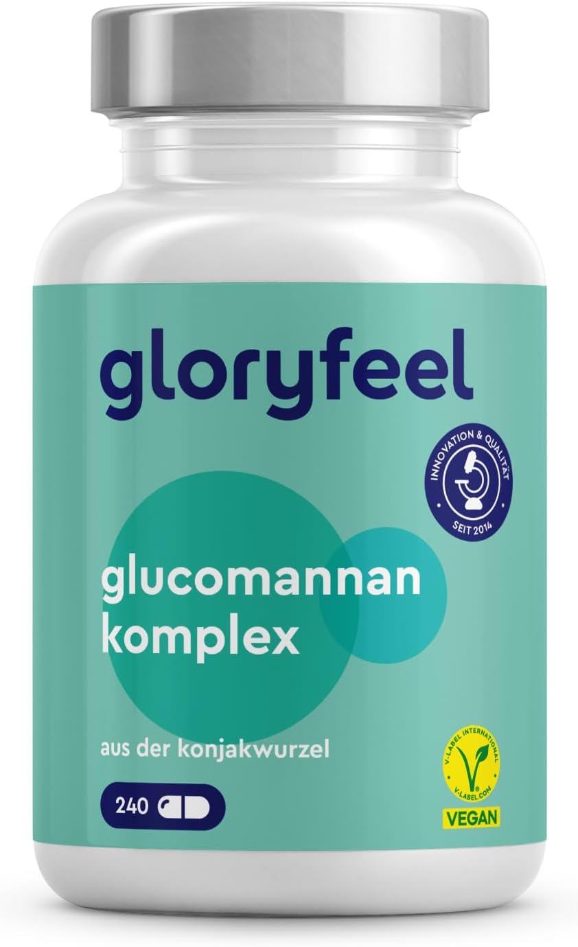 Gloryfeel, Nagy dózisú glükomannán - 240 kapszula