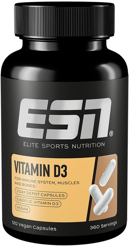 ESN D3-vitamin, 120 kapszula, nagy dózisú D-vitamin