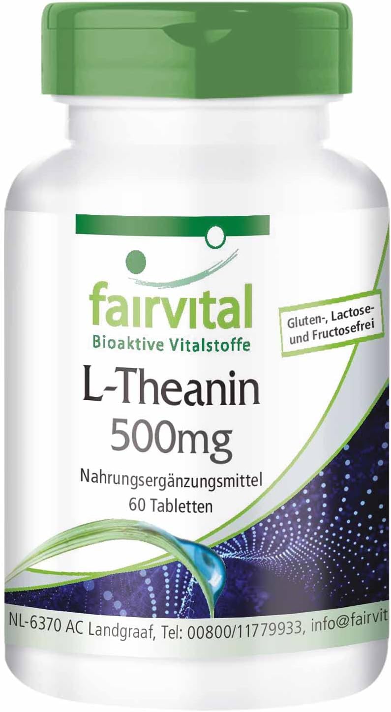 Fairvital, L-Theanin 500mg, 60 tabletta