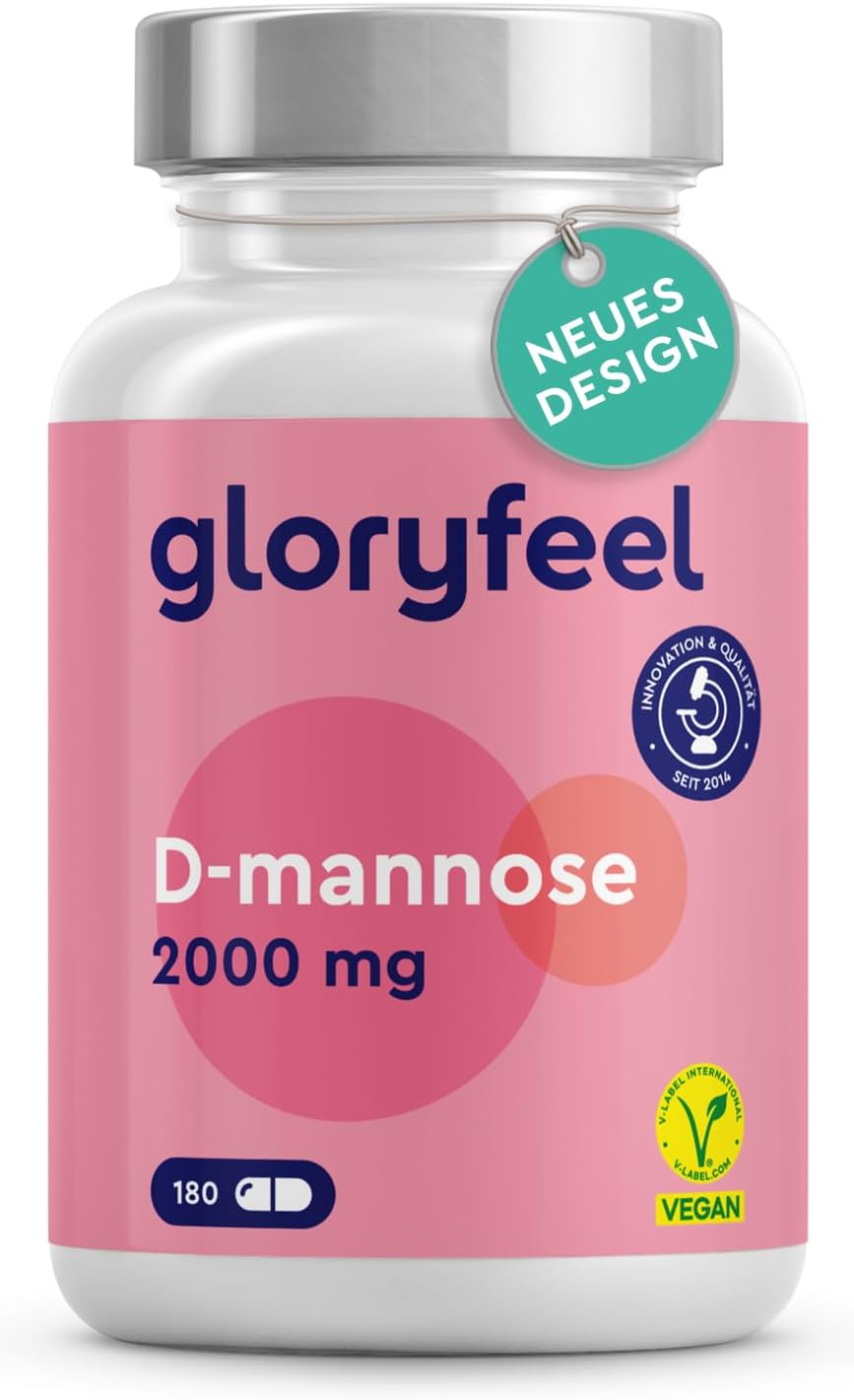 Gloryfeel D-Mannose - 2000 mg, 180 kapszula