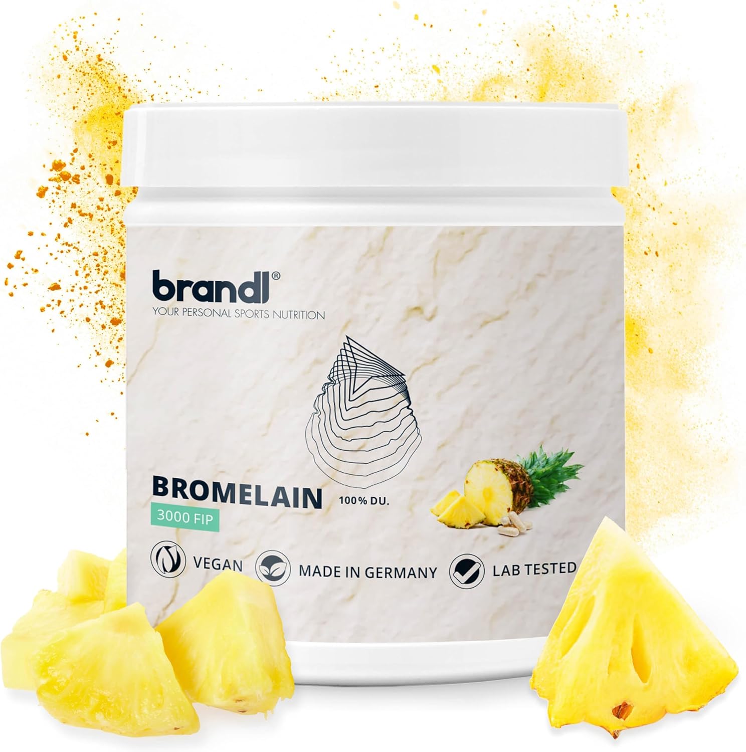 brandl Bromelain Természetes ananász enzimek, 60 kapszula
