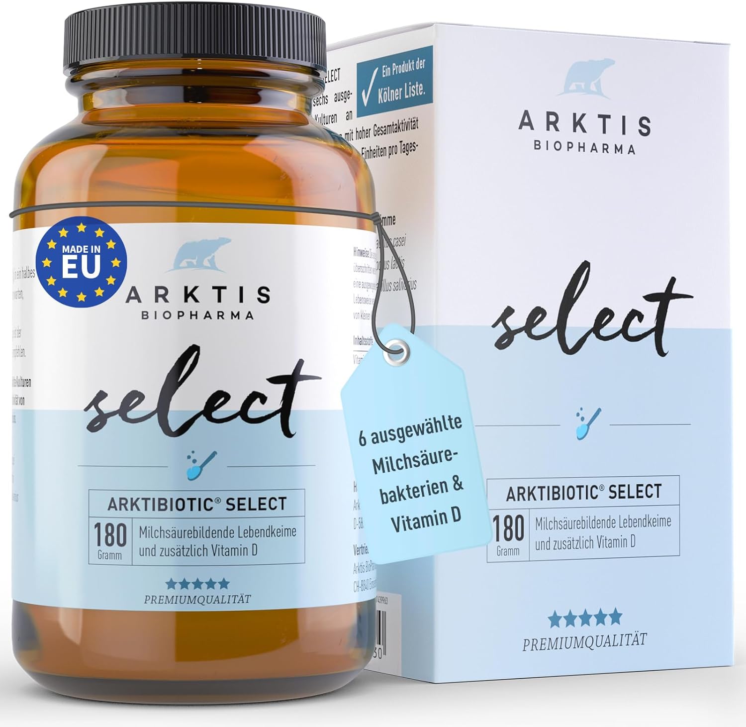 Arktis BioPharma Select por 60g a bélflóra kialakításához.