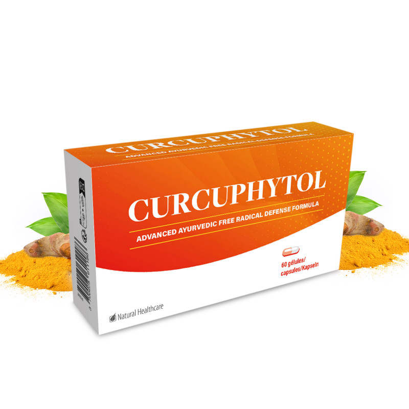 Natural Healthcare- Curcuphytol: Természetes gyulladáscsökkentő étrendkiegészítő, 60 kapszula
