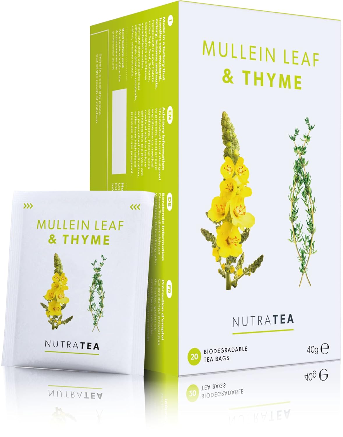 Nutra Tea KAKUKKFŰ ÉS KAKUKKFŰ LEVÉL- LÉGUTAK ÉS IMMUNITÁS,20 teás tasak