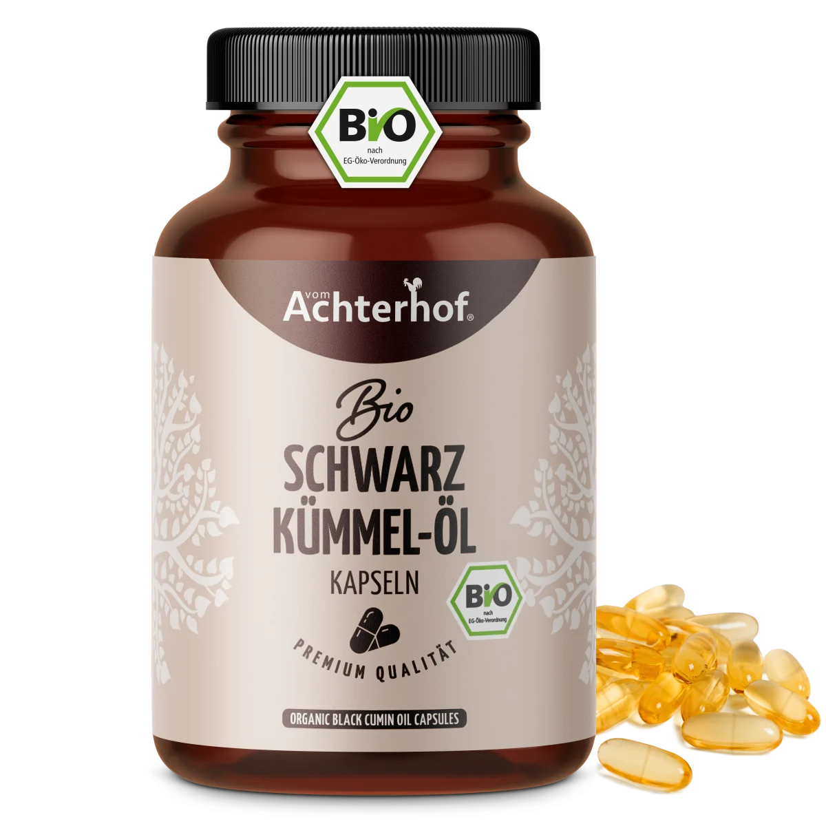 Achterhof Achterhof fekete kömény olaj, 400 kapszula