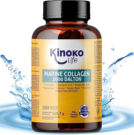 KINOKO LIFE - Tengeri kollagén hialuronsavval, 180 kapszula