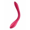 SATISFYER ELASTIC JOY vibrátor, piros-Kicsomagolva-F37