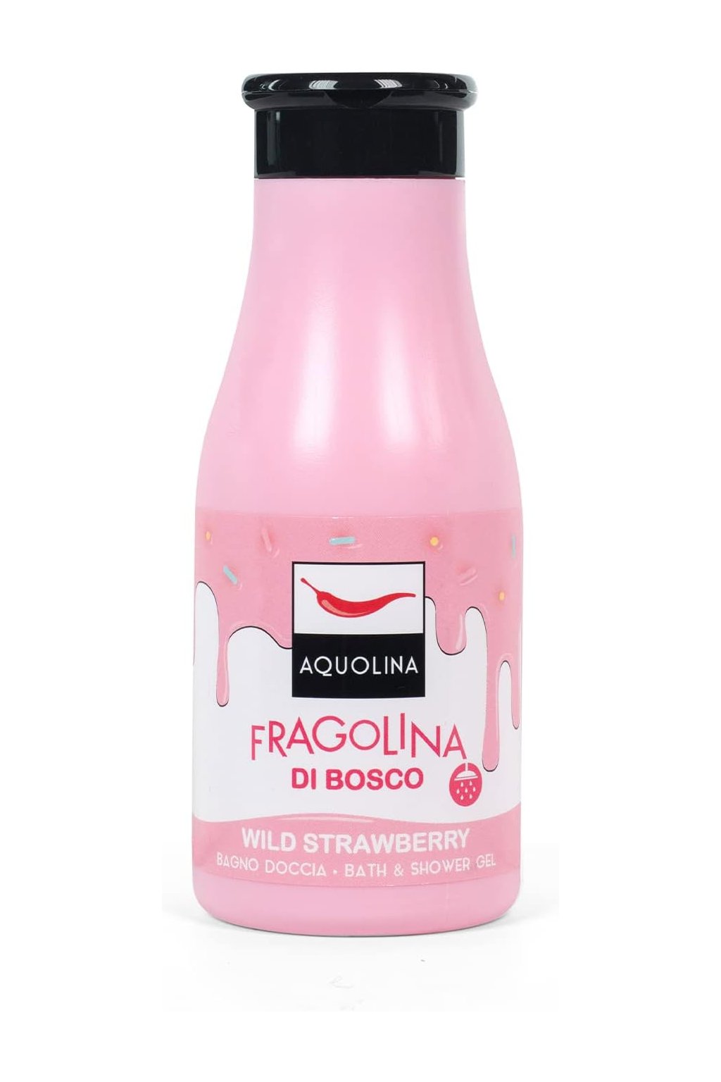 Aquolina WILD STRAWBERRY. Lehký a rychle se vstřebávající sprchový gel - 250 ml