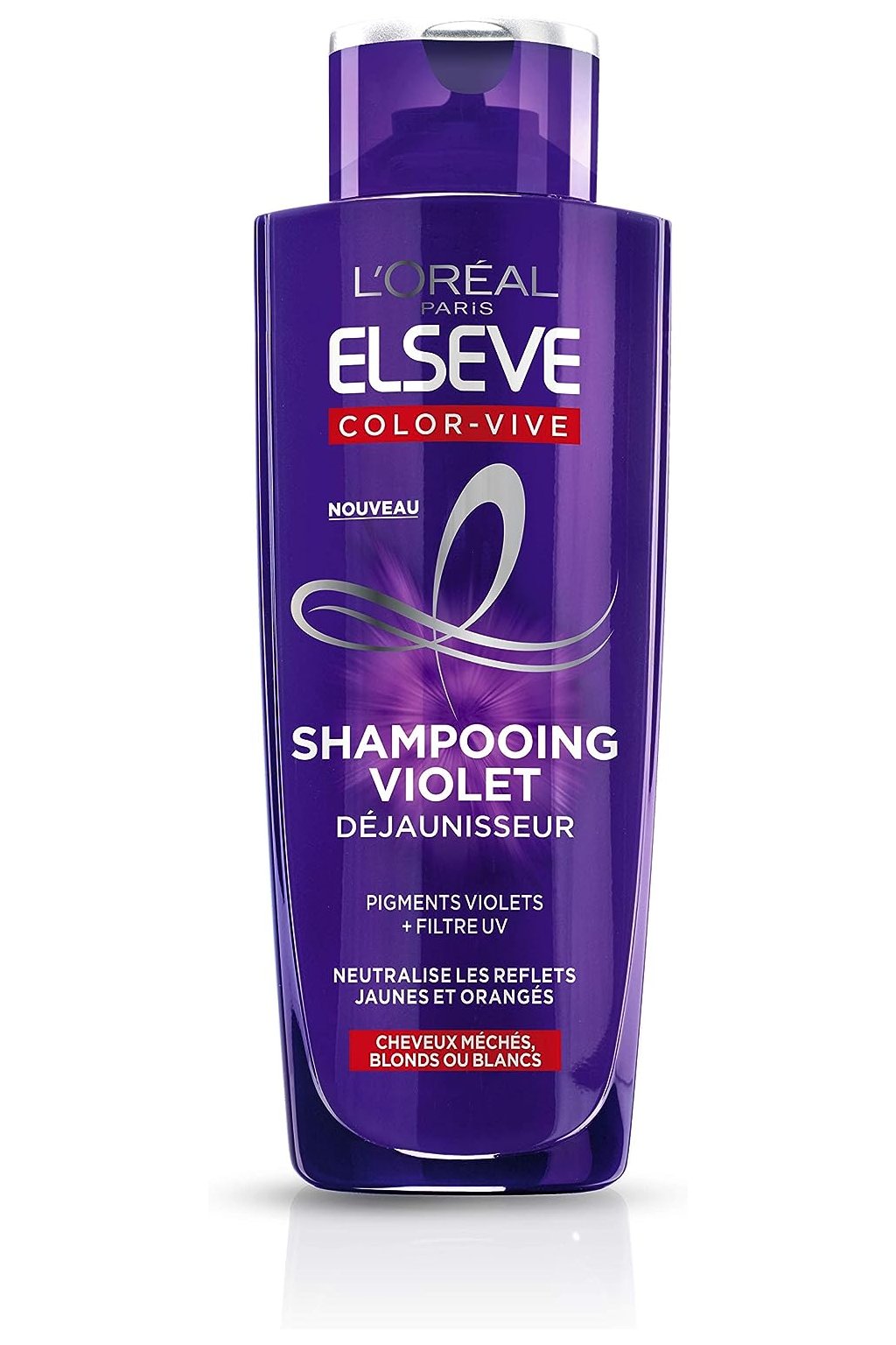 L'Oréal Paris - Elseve Color-Vive Purple šampon pro blond, odbarvené, melírované nebo bílé vlasy - neutralizuje žluté a oranžové odlesky