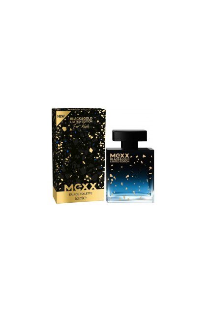 17167 mexx black gold toaletni voda limited edition 50 ml