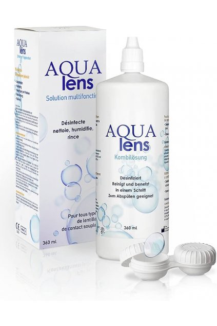 Aqua lens, tekutina na kontaktní čočky, 360 ml