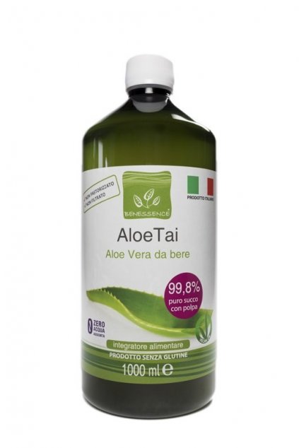 Benessence, Aloe Tai, 99,8% Aloe Vera šťáva, 1000 ml