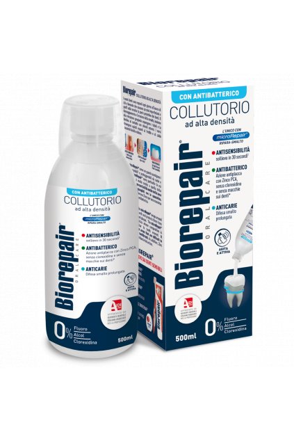 Biorepair, Triplice Azione Collutorio ad Alta Densità, ústní voda, 500 ml