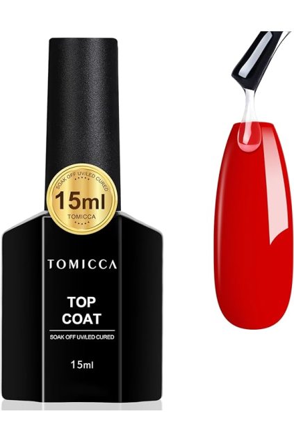 20320 tomicca gel top coat ciry gelovy vrchny lak vysoko leskly 15ml