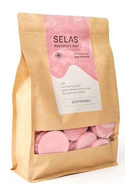 27821 selas depilacni vosk se vcelim voskem a sipkem 500g