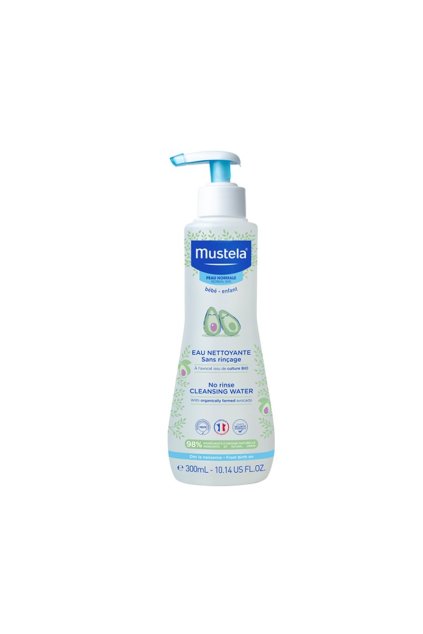 28663 detska bezoplachova bio cistiaca voda s avokadom mustela water 300ml