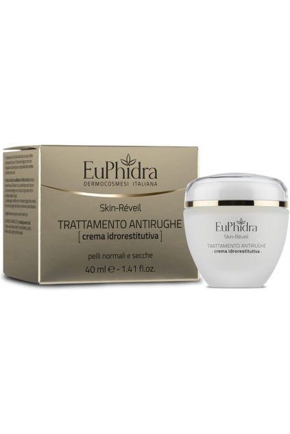 Euphidra Skin Réveil Trattamento Antirughe, hydratační krém na tvář, 40 ml