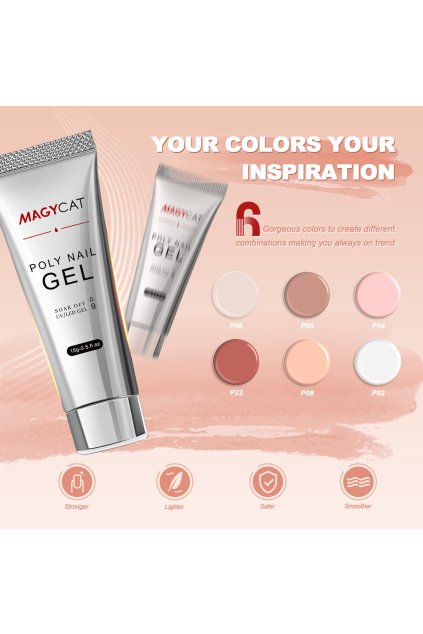 Poly Nail Gel Magycat Odstín P04, 60g