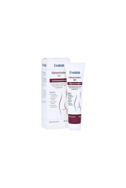 Evolsin Hämorrhoiden Gel, gel proti hemeroidům, 40 ml