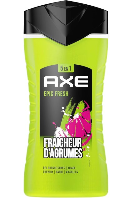 42748 axe 5v1 pansky sprchovy gel 24h hydratacni epic fresh 250ml
