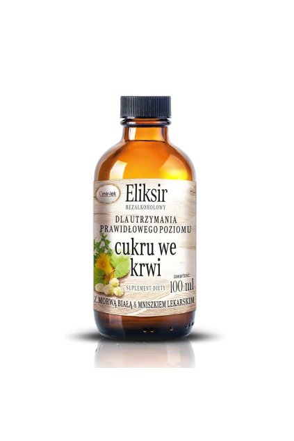 Eliksir dla utrzymania prawidłowego poziomu cukru we krwi bezalkoholowy 100ml