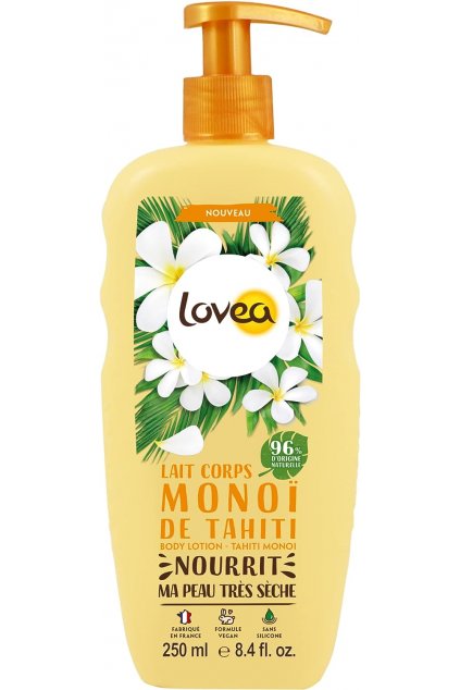 Lovea Lait Corps Monoï de Tahiti, krém pro suchou pokožku– 250 ml