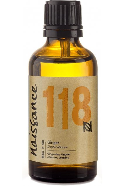Naissance Ginger Essential Oil, 50 ml