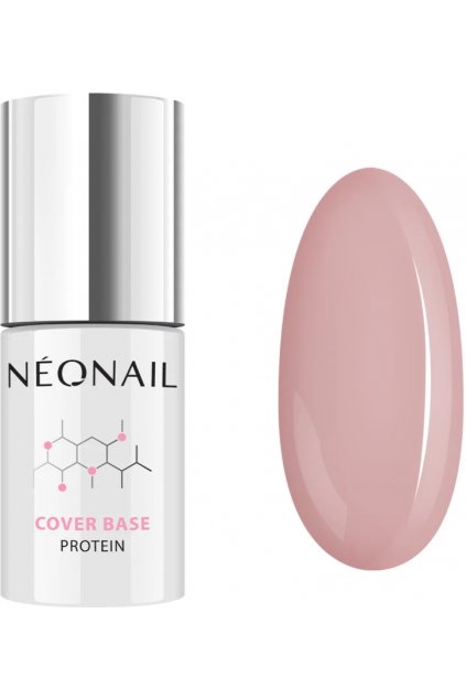 Neonail, Cover base protein, odstín Natural Nude, 7,2 ml