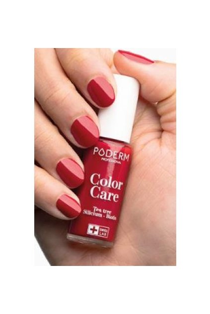 PODERM Vernis Barevná péče 253 Rouge Allure