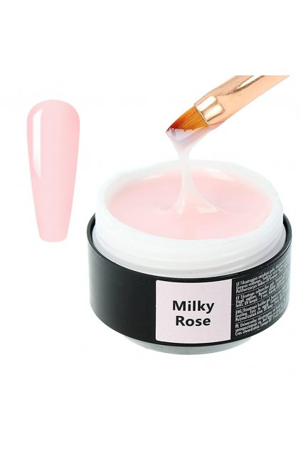 Sincero Salon, UV gel na modeláž nehtů, odstín Milky Rose, 50 ml