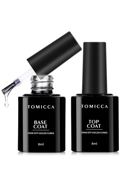 TOMICCA, Base&Top coat, 2x8 ml