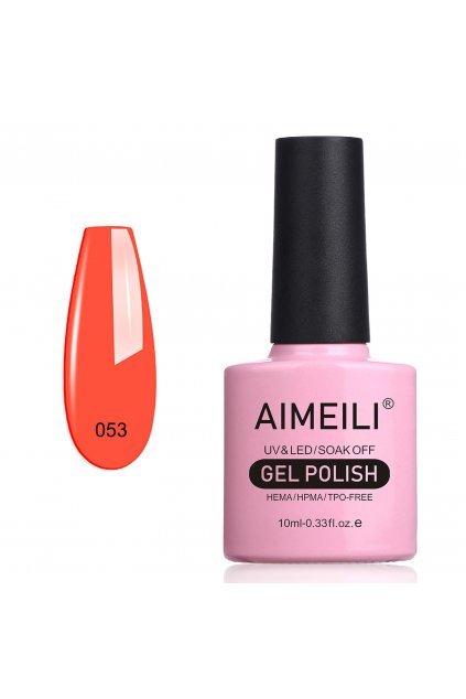 Aimeili, UV/LED, gelový lak na nehty, odstín 053, 10 ml