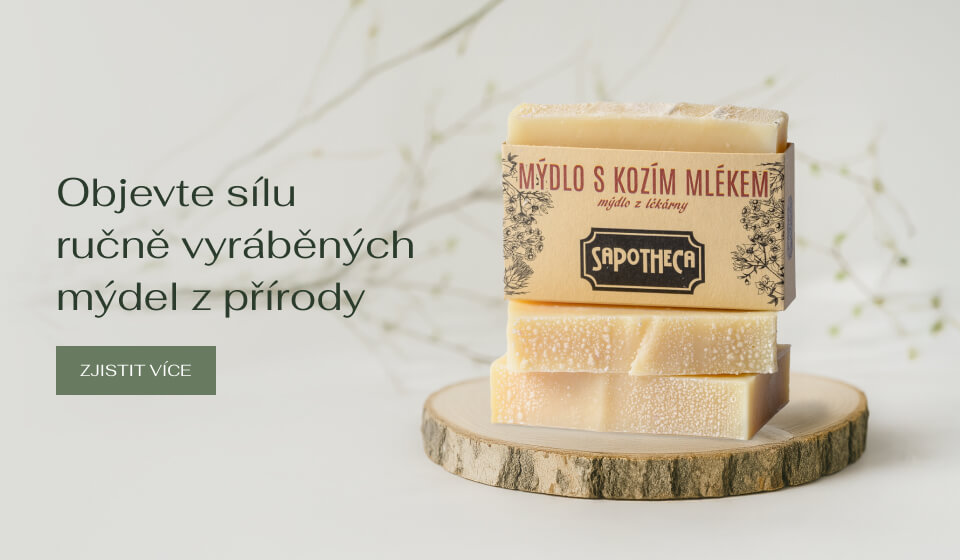 ručně vyráběná mýdla z přírody